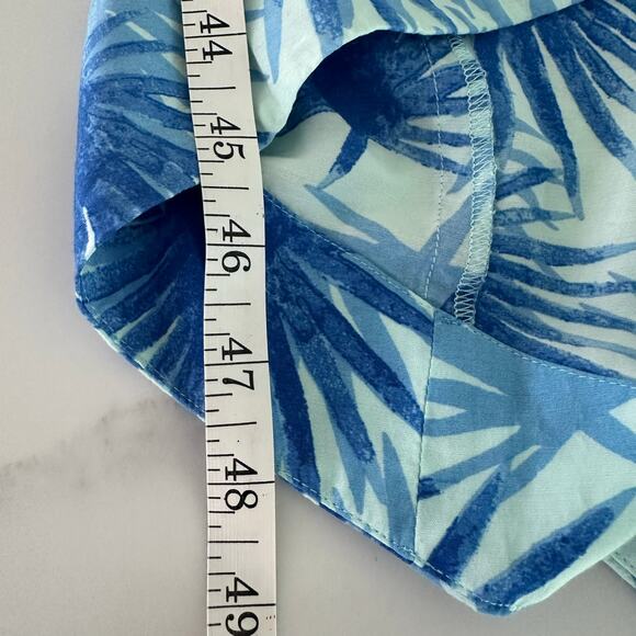 Vineyard Vines Electric Palm One Shoulder High-Low Maxi Dress Size 8 - Picture 5 of 9